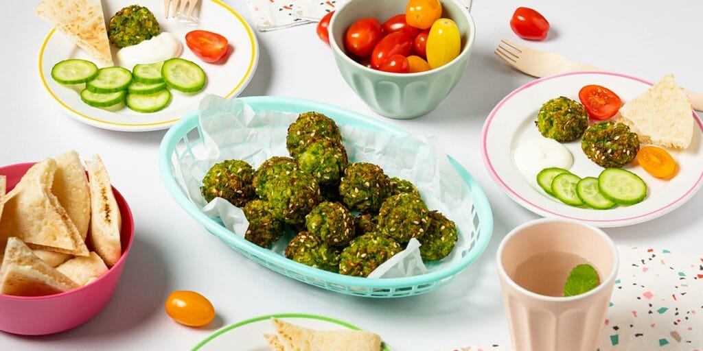 Freche Freunde Erbsen Falafel
