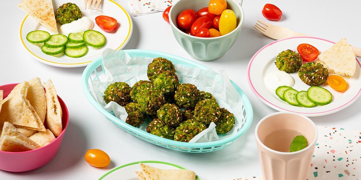 Freche Freunde Erbsen Falafel