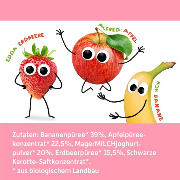 Zutatenliste für Freche Freunde Bio Smoothie-Chips