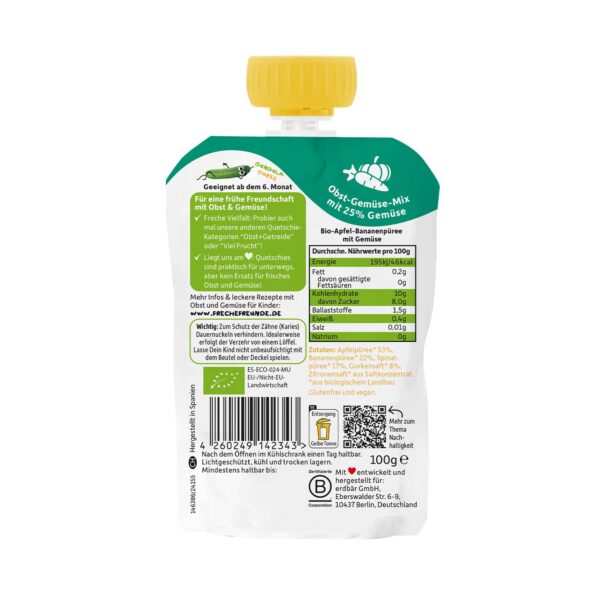 Quetschie_Apfel-Banane-Spinat-Gurke-Rückseite