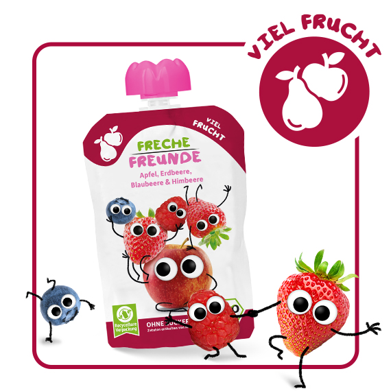Freche Freunde - Frucht Quetschies