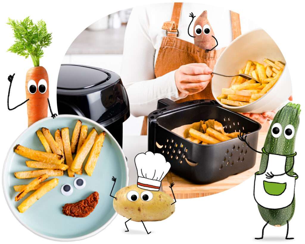 Rezepte für die Heißluftfritteuse/ Airfryer-Rezepte