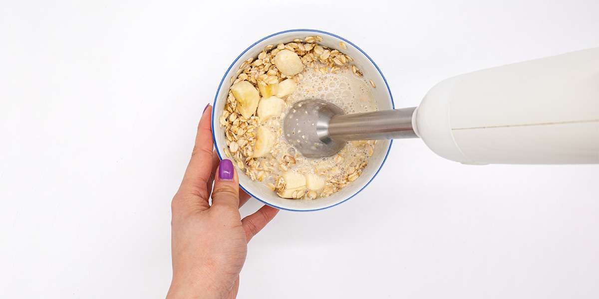 Steps-3-Bananen Smoothie