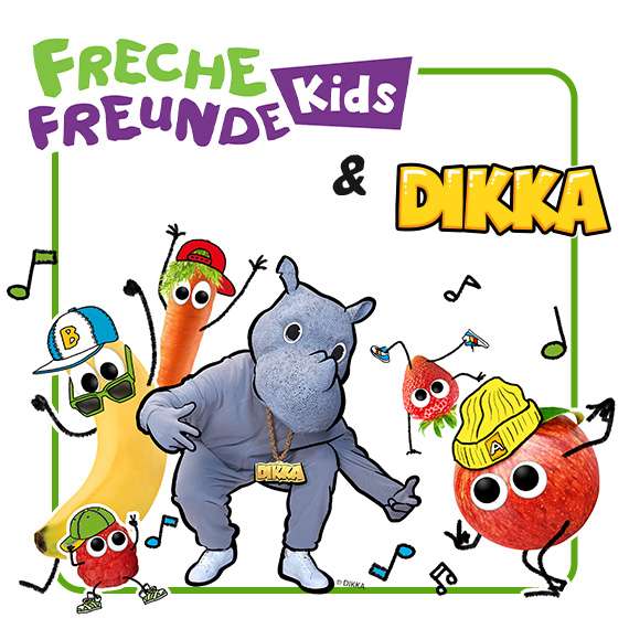 Freche Freunde Gang & Dikka am Tanzen