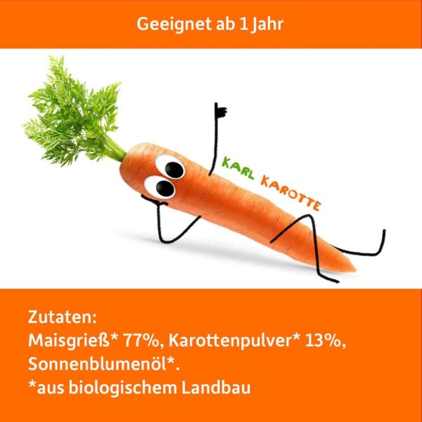 Knusper-Flips Karotte-Zutaten