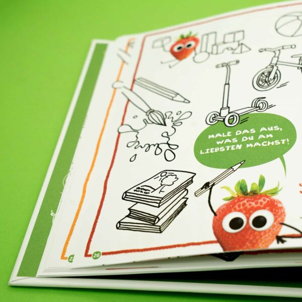 Freche Freunde Freundebuch Innenseite Details